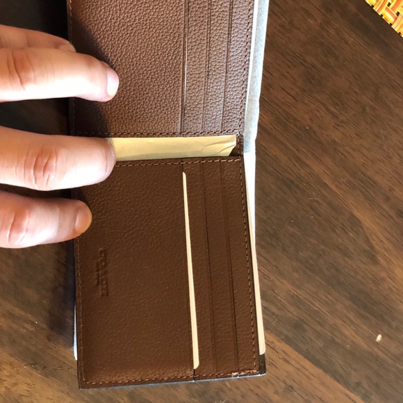 Coach Brown Varsity Stripe NEW F26171 MSRP $125 - Picture 2 of 5